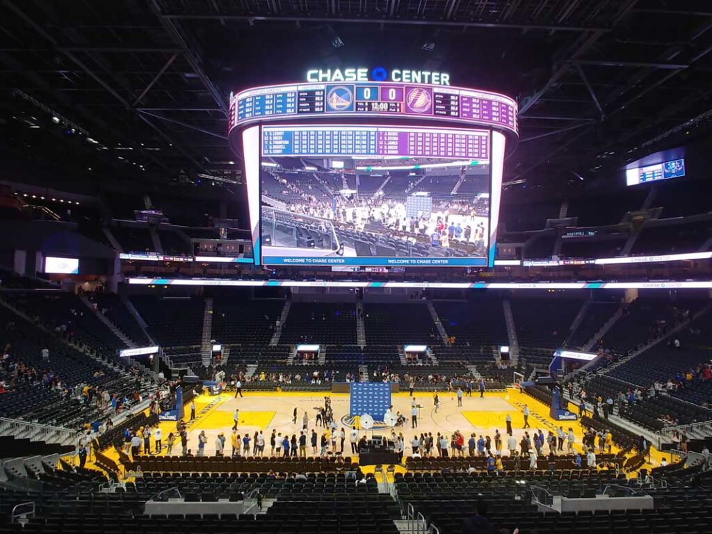 chase center seats